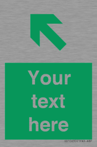 Custom Safe condition: Green Up left arrow